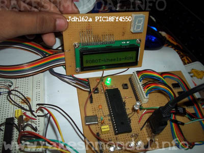 PIC18f4550 with LCD jhd16 2a