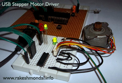 USB Stepper Motor project