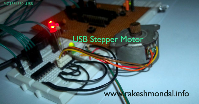 USB Stepper Motor Controller Driver Project 