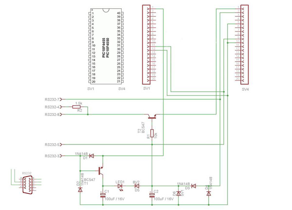 JDM programmer Schematic and diagram