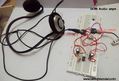 lm386 amp audio amplifier circuit