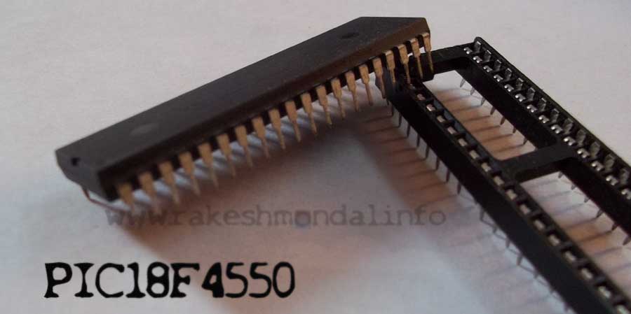 pic18f4550 USB interface to Microcontroller demo board