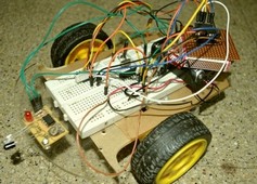 Rakesh Mondal + Simple bot tutorial on breadboard on PIC18F2550