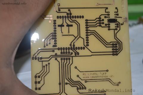 PIC18F4550 Microcontroller Robot Board PCB Circuit