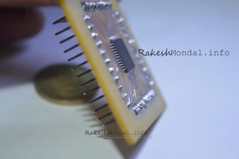 PIC18F4550 TQFP Experiment board | Rakesh Mondal