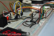 PIC18F4550 ADC tutorial for Stepper Motor Speed Controller